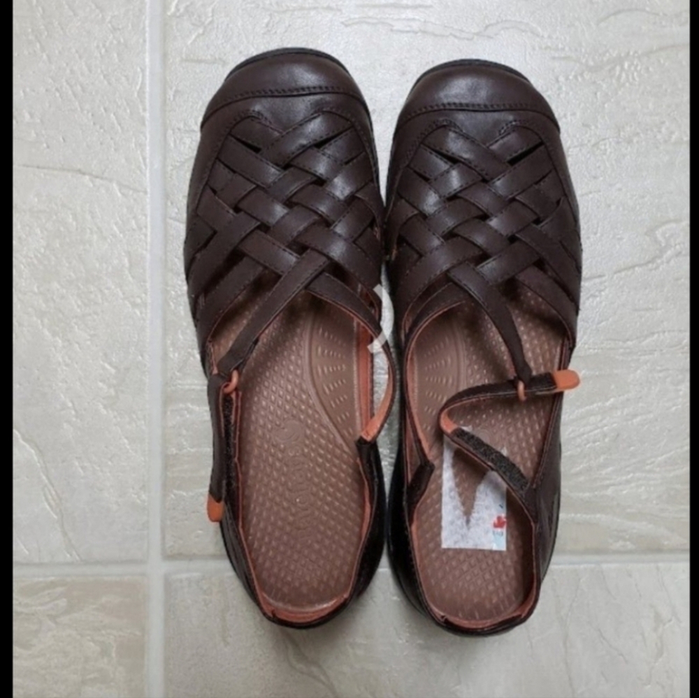 BareTraps Dark Brown Woven Loafers